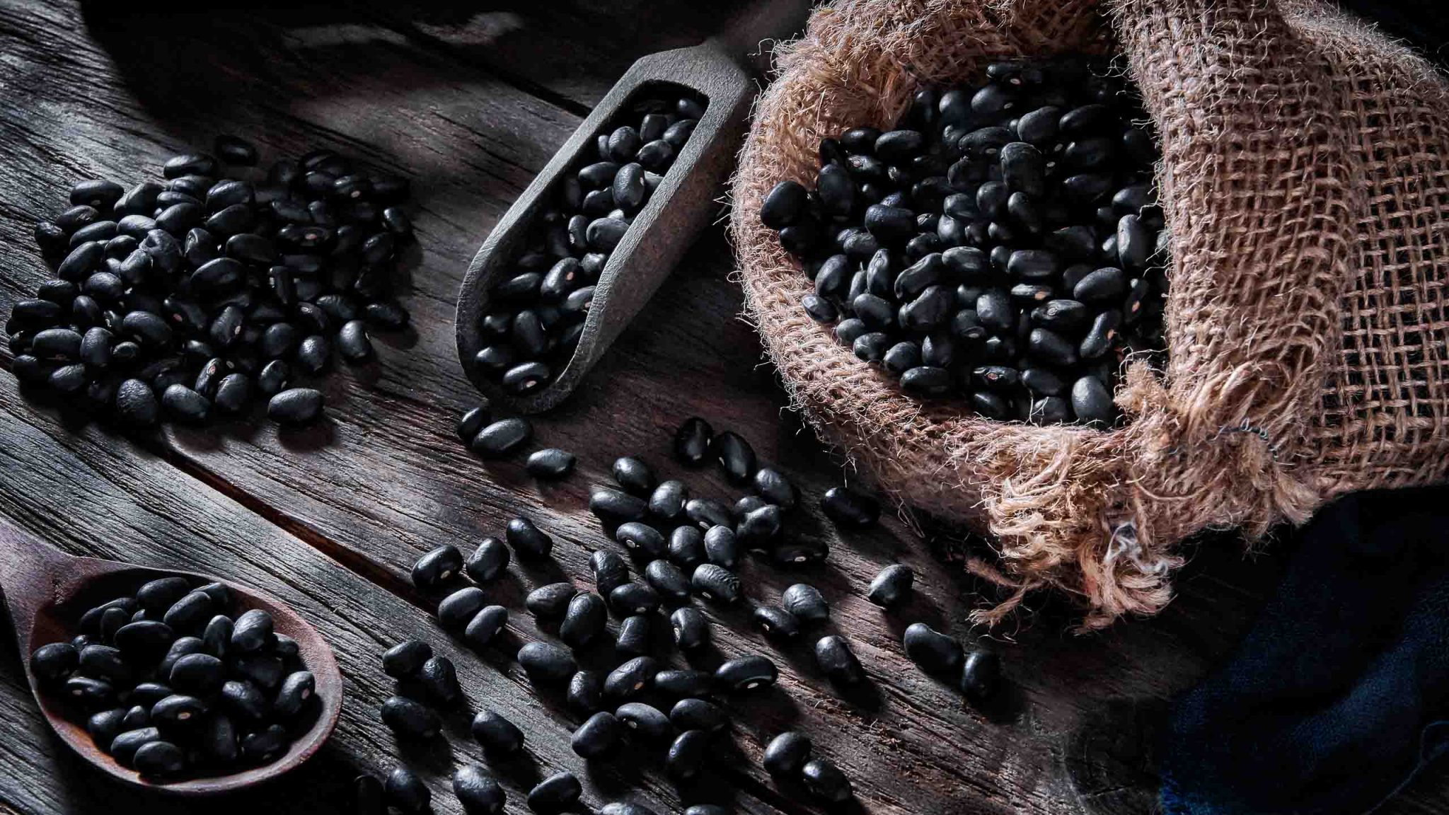 Food photography - Black beans